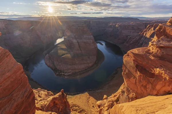 Horseshoe Bend Arizona Сша — стоковое фото