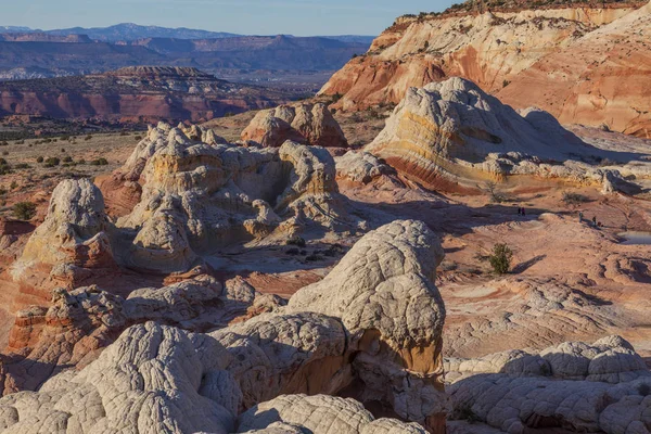 Solnedgang Ved White Pocket Vermillion Cliffs National Monument Arizona – stockfoto