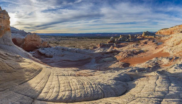 Zonsondergang Bij Witte Zak Het Vermillion Cliffs National Monument Arizona — Stockfoto