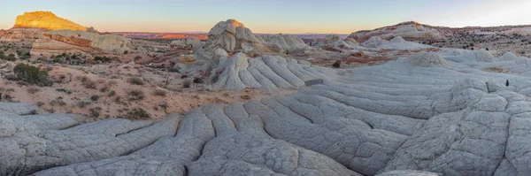 Sonnenuntergang Der Weißen Tasche Den Vermillion Klippen Nationaldenkmal Arizona — Stockfoto