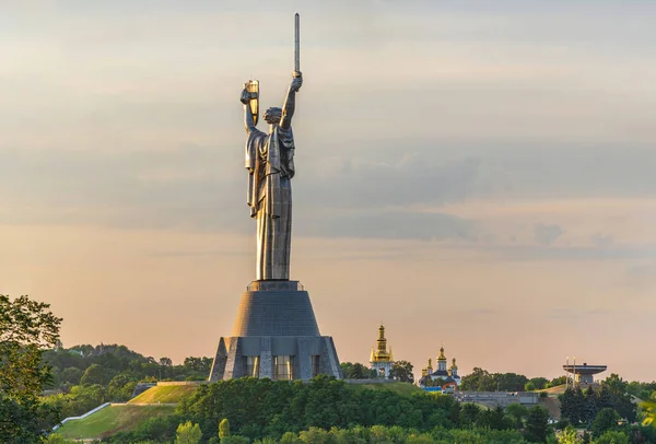 Monumento Madrepatria Una Statua Monumentale Kiev Capitale Dell Ucraina — Foto Stock