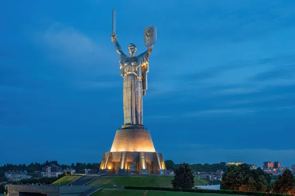 Пам Ятник Батьківщині Монументальна Статуя Києві Столиці України — стокове фото