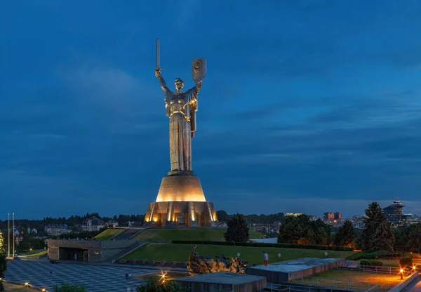 Monumento Madrepatria Una Statua Monumentale Kiev Capitale Dell Ucraina — Foto Stock