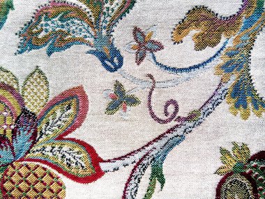 Gobelin duvar halısı, arrascotton kumaş dokusu, tuval arka plan