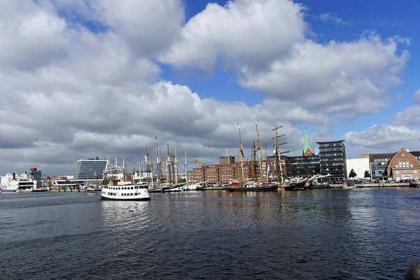 Kiel Niemcy Czerwca 2018 Wrażenia Tall Ship Parada Podczas Kieler — Zdjęcie stockowe