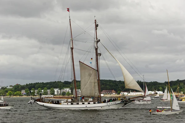 Kiel Allemagne Juin 2018 Impressions Défilé Des Grands Navires Pendant — Photo
