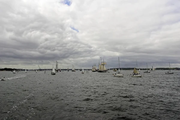 Kiel Deutschland 2018 Impressionen Von Der Großschiff Parade Während Der — Stockfoto