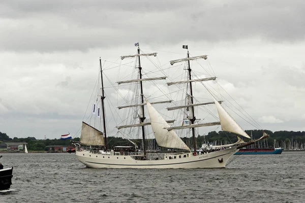 Kiel Almanya Haziran 2018 Kiel Haftasında 2018 Uzun Gemi Geçit — Stok fotoğraf