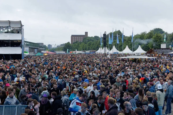 Kiel Deutschland Juni 2018 Public Viewing Zum Fußballspiel Deutschland Gegen — Stockfoto