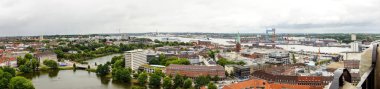 Kiel, Almanya - 24 Haziran 2018: Kieler Woche 2018 9 ve son günden Impressionen