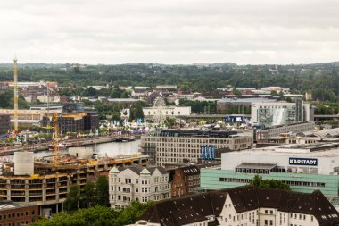 Kiel, Almanya - 24 Haziran 2018: Kieler Woche 2018 9 ve son günden Impressionen