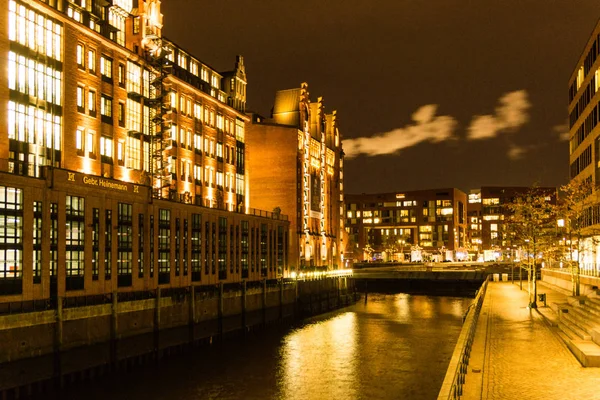 Marché Noël Ueberseequartier Hambourg Allemagne — Photo