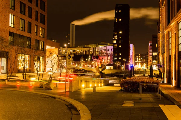 Mercado Navidad Ueberseequartier Hamburgo Alemania — Foto de Stock