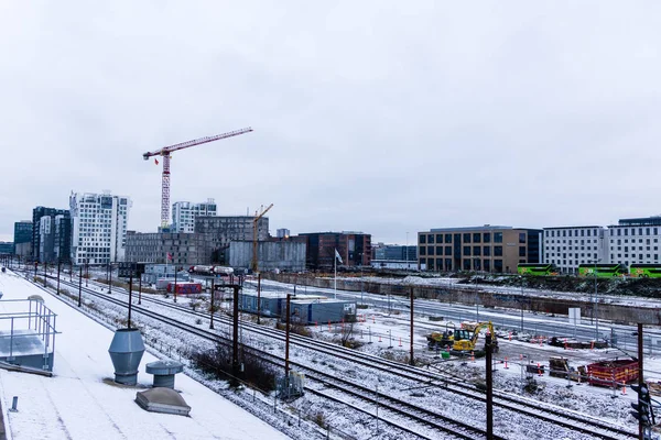 Estación Tren Fisketorvet Copenhague Dinamarca — Foto de Stock