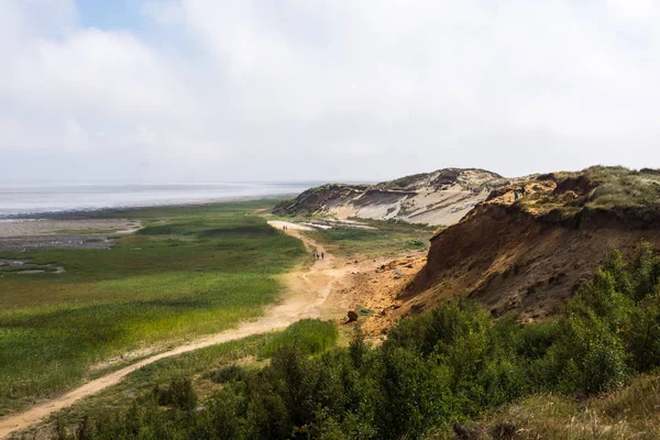 Morsum Cliff Sylt Germania Del Nord Isola Nel Mare Del — Foto Stock