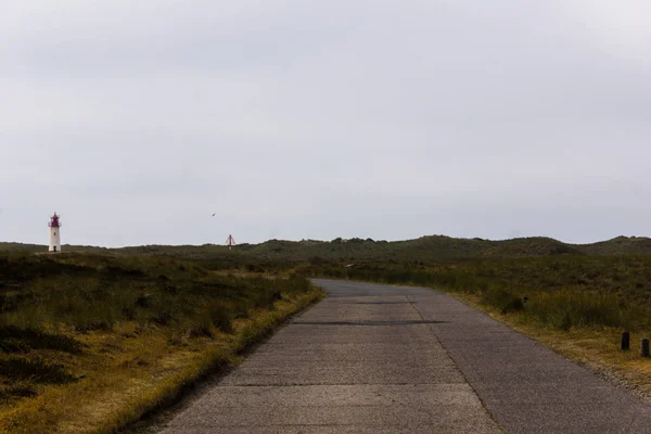 Lista Farol Sylt Norte Alemanha Ilha Mar Norte Agosto 2018 — Fotografia de Stock