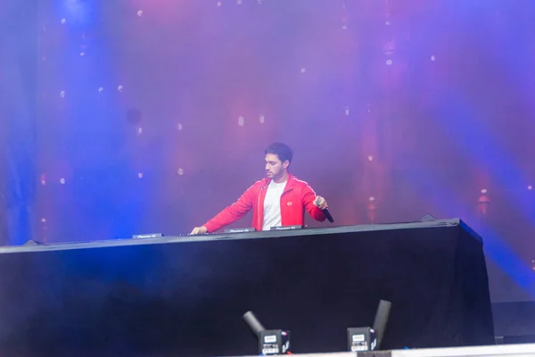 ドイツ キール 2019年6月21日 Jonas Blueがホーンターステージで演奏中 — ストック写真