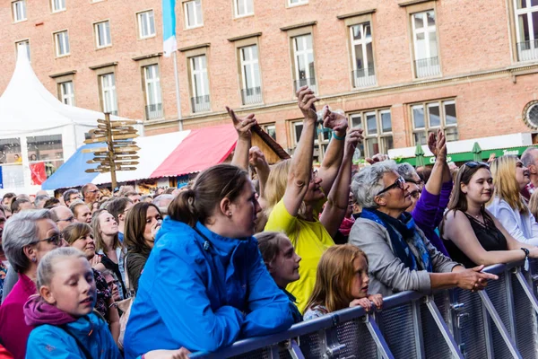 Kiel Niemcy Czerwca 2019 Kiel Śpiewa Największy Chór Kilonii — Zdjęcie stockowe