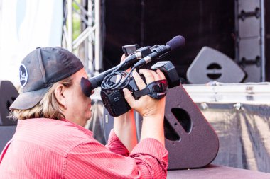 Kiel, Almanya - 24 Haziran 2019: Netflix belgeseli 