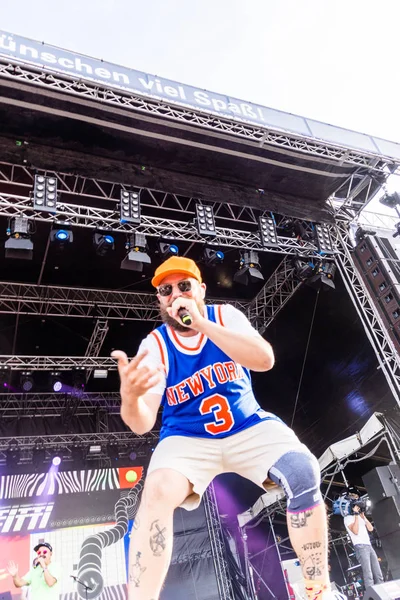 Kiel Németország 2019 Június Rapper Fitti Hoern Színpadon Lép Fel — Stock Fotó