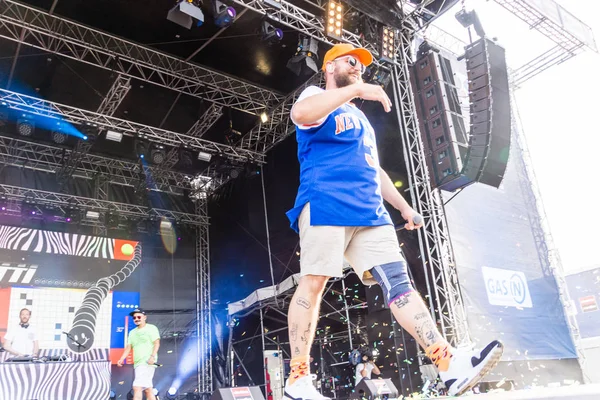 Kiel Németország 2019 Június Rapper Fitti Hoern Színpadon Lép Fel — Stock Fotó