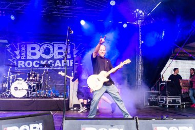 Kiel, Almanya - 24 Haziran 2019: The Band 