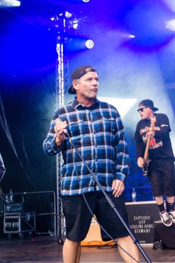 Kiel, Almanya - 24 Haziran 2019: The Band 