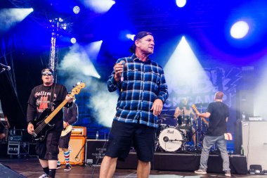 Kiel, Almanya - 24 Haziran 2019: The Band 