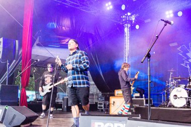 Kiel, Almanya - 24 Haziran 2019: The Band 