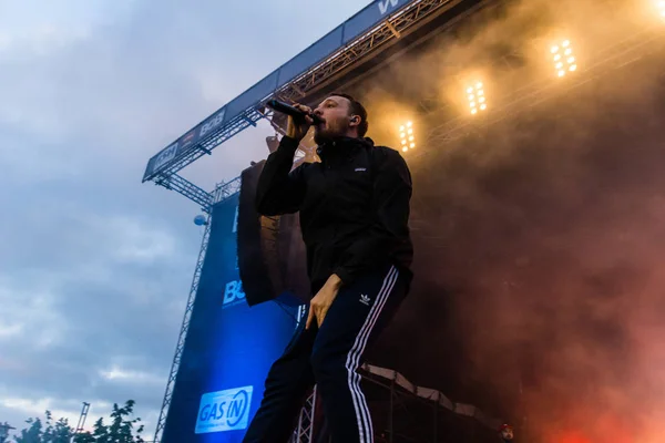 Озил Германия Июня 2019 Года Хип Хоп Группа Antilopen Выступит — стоковое фото
