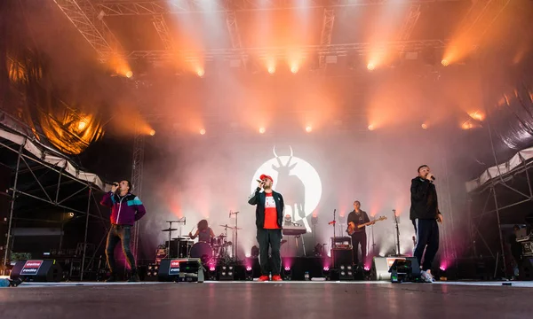 Kiel Germany June 26Th 2019 Hip Hop Band Antilopen Gang — Stock Photo, Image