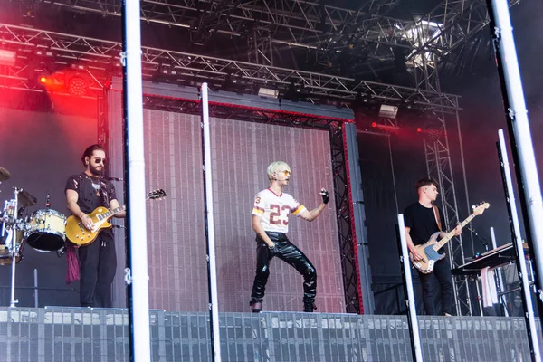 Kiel Germania Giugno 2019 Band Tokio Hotel Esibisce Sul Palco — Foto Stock