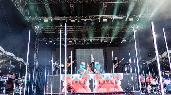 Kiel Alemania Junio 2019 Band Tokio Hotel Presenta Escenario Hrn —  Fotos de Stock