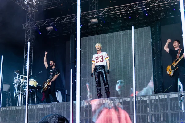 Kiel Germania Giugno 2019 Band Tokio Hotel Esibisce Sul Palco — Foto Stock