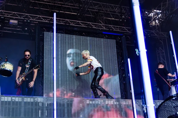 Kiel Alemanha Junho 2019 Banda Tokio Hotel Está Apresentando Hrn — Fotografia de Stock