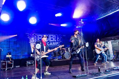 Kiel, Almanya - 28 Haziran 2019: The Berlin Band 