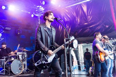 Kiel, Almanya - 28 Haziran 2019: The Berlin Band 