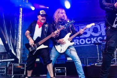 Kiel, Almanya - 28 Haziran 2019: The Berlin Band 