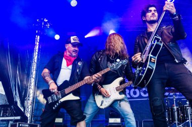 Kiel, Almanya - 28 Haziran 2019: The Berlin Band 