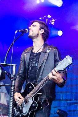 Kiel, Almanya - 28 Haziran 2019: The Berlin Band 