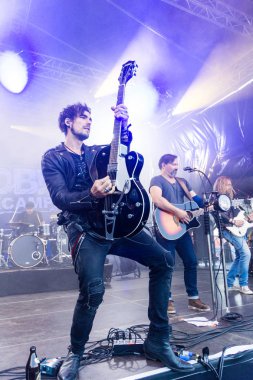 Kiel, Almanya - 28 Haziran 2019: The Berlin Band 