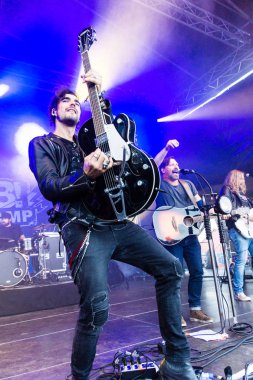 Kiel, Almanya - 28 Haziran 2019: The Berlin Band 
