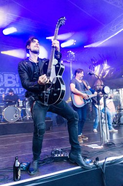 Kiel, Almanya - 28 Haziran 2019: The Berlin Band 