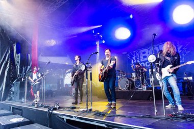 Kiel, Almanya - 28 Haziran 2019: The Berlin Band 