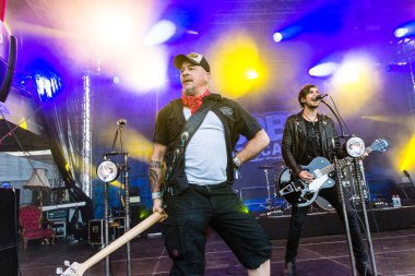 Kiel, Almanya - 28 Haziran 2019: The Berlin Band 