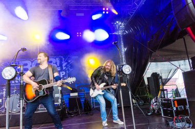 Kiel, Almanya - 28 Haziran 2019: The Berlin Band 