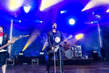 Kiel, Almanya - 28 Haziran 2019: The Berlin Band 