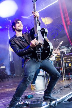Kiel, Almanya - 28 Haziran 2019: The Berlin Band 