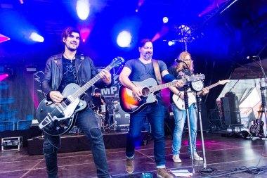 Kiel, Almanya - 28 Haziran 2019: The Berlin Band 