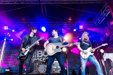 Kiel, Almanya - 28 Haziran 2019: The Berlin Band 